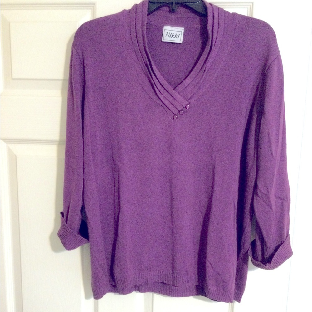 3/4 sleeve sweater